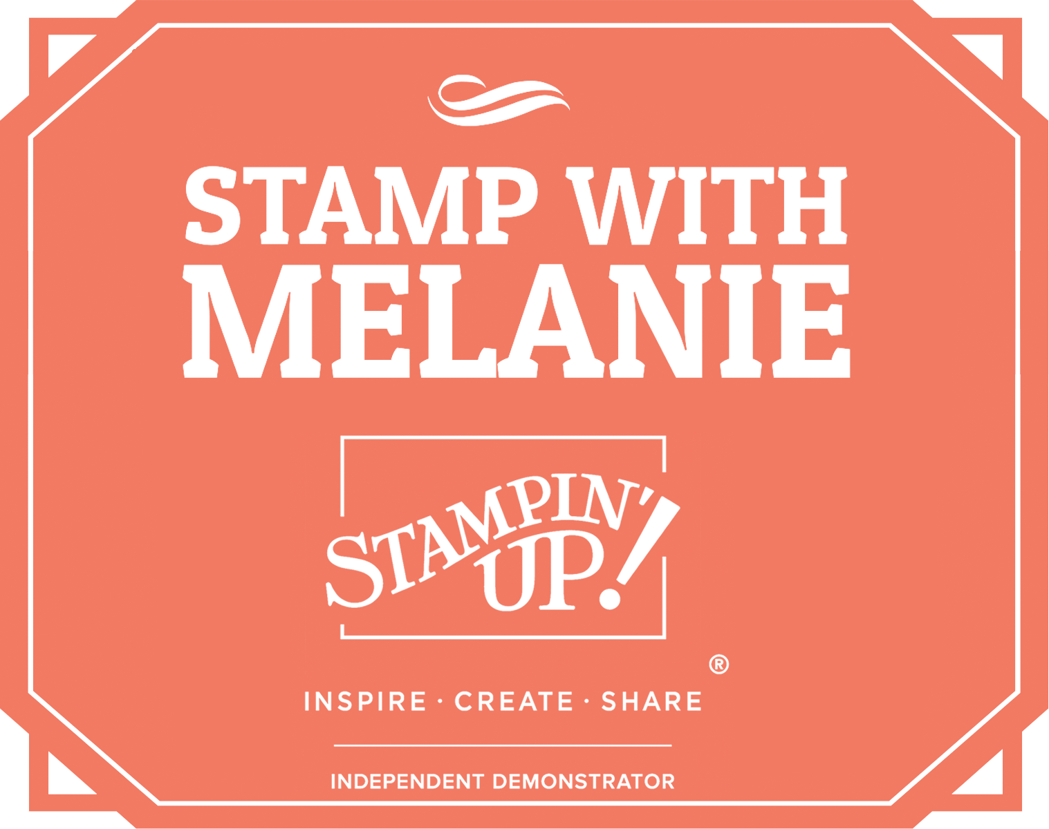 Stamp With Melanie Logo